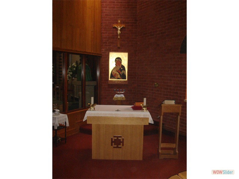 Our Lady and St Werburgh Side Chapel Altar