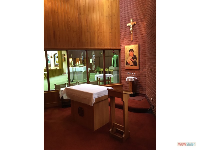 Our Lady and St Werburgh Side Chapel Altar