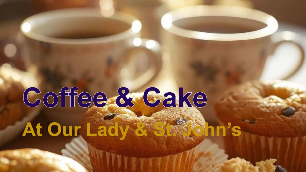 Picture of cups of coffee and cup cakes