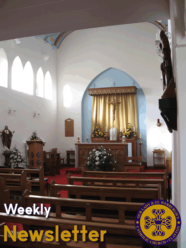 Picture of the altar at Our Lady and St. John The Baptist Catholic Church