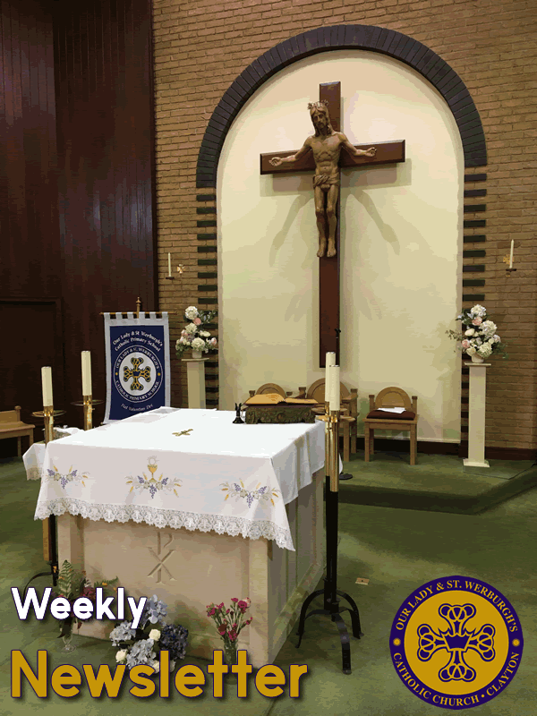 Picture of the altar at Our Lady and St. Werburgh Catholic Church