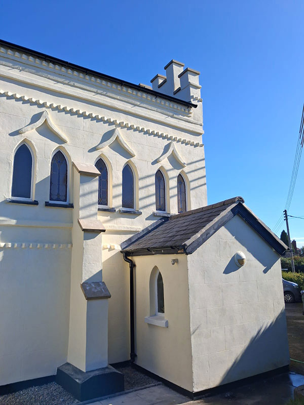 Front Exterior of Our Blassed Lady and St. John The Baptist in Ashley