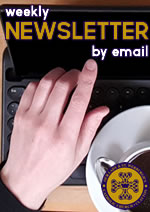 Subscribe to receieve your weekly newsletter by email